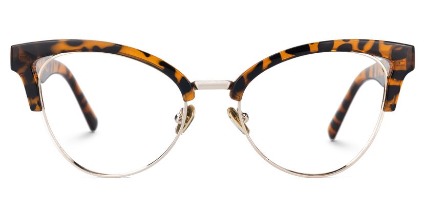 Charlene Tortoise Browline Glasses