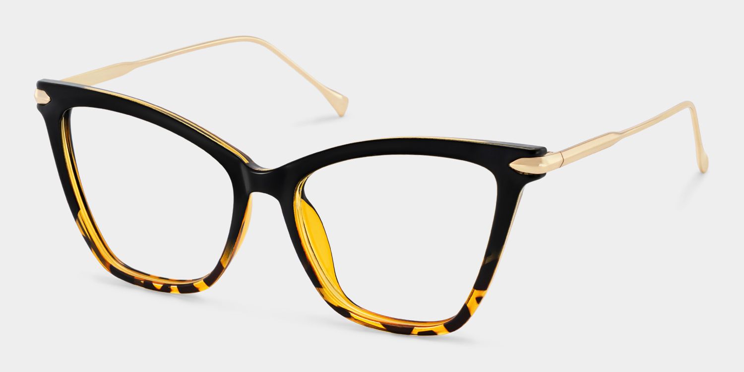 Hilary Butterfly Tortoise Frame Glasses | ZEELOOL UK2