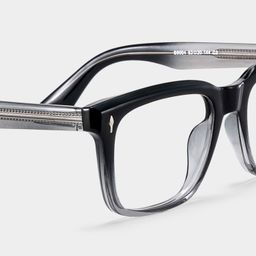 Fletcher Black Rectangle Glasses5
