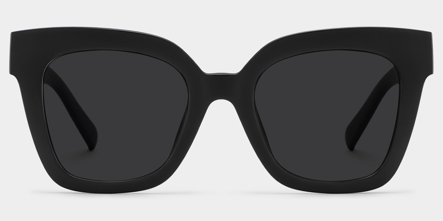 Malcolm Tr90 Black Square Frame Sunglasses | ZEELOOL UK0