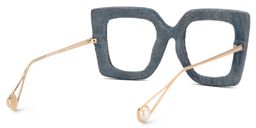 Latanya Blue Square Glasses3