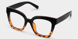 Malcolm Two-Tone Square Glasses2