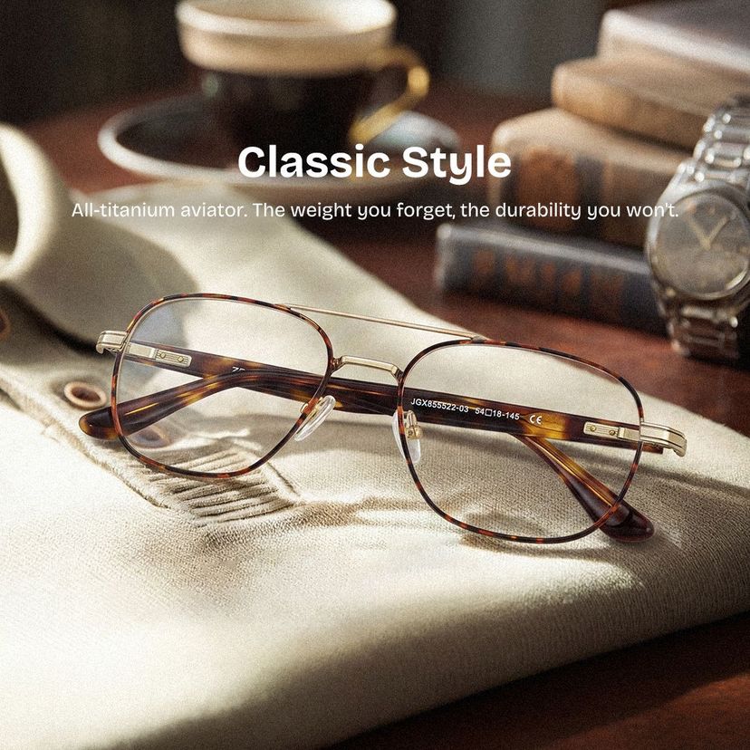 Anderson Tortoise Aviator Glasses