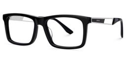 Osvaldo Black Rectangle Glasses3