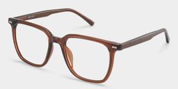 Jude Brown Square Glasses2