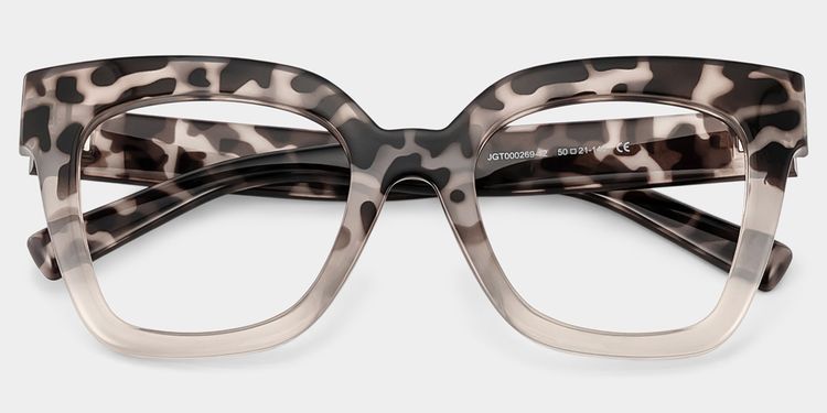 Malcolm Two-Tone Square Glasses