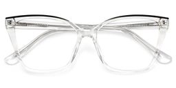 Sienna Clear Butterfly Glasses1