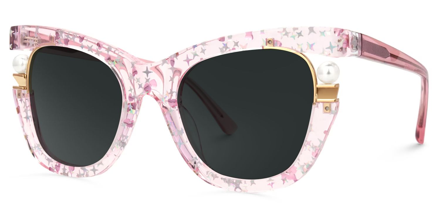 Pearl Pink Cat Eye Sunglasses to Frame Your Face | ZEELOOL UK1