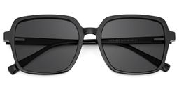 Ember Black Square Sunglasses1