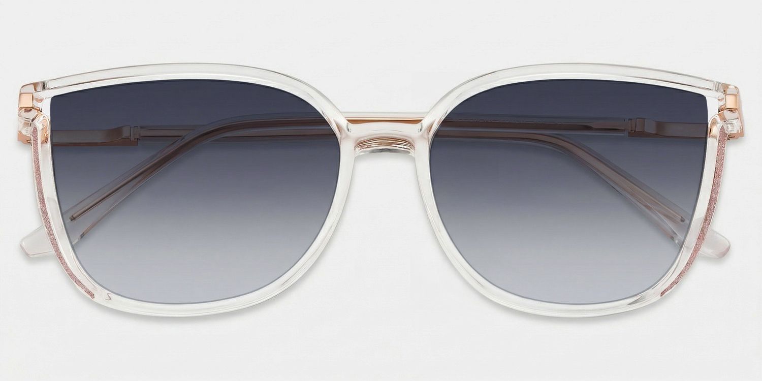 Rodz Square Clear Full Rim Sunglasses | ZEELOOL UK1