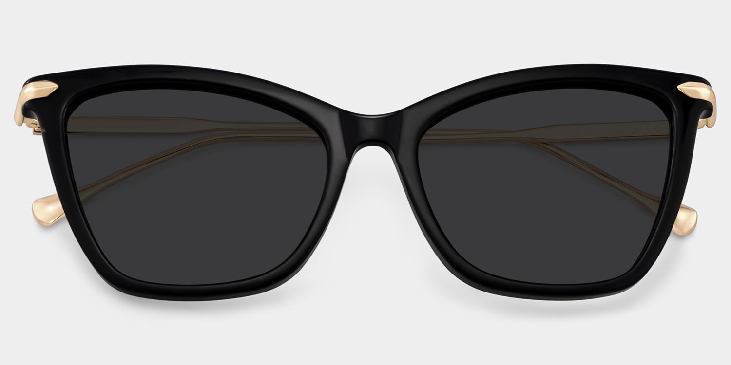 Hilary Black Butterfly Sunglasses to Frame Your Face | ZEELOOL UK1