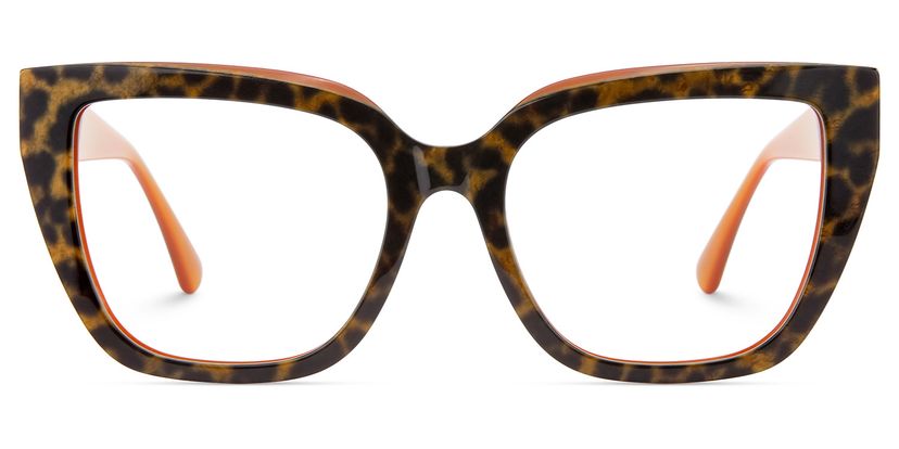 Tamarrah Leopard Cat eye Glasses