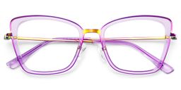 Rosalie Purple Butterfly Glasses2