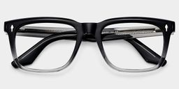 Fletcher Black Rectangle Glasses2