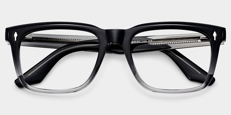 Fletcher Black Rectangle Glasses
