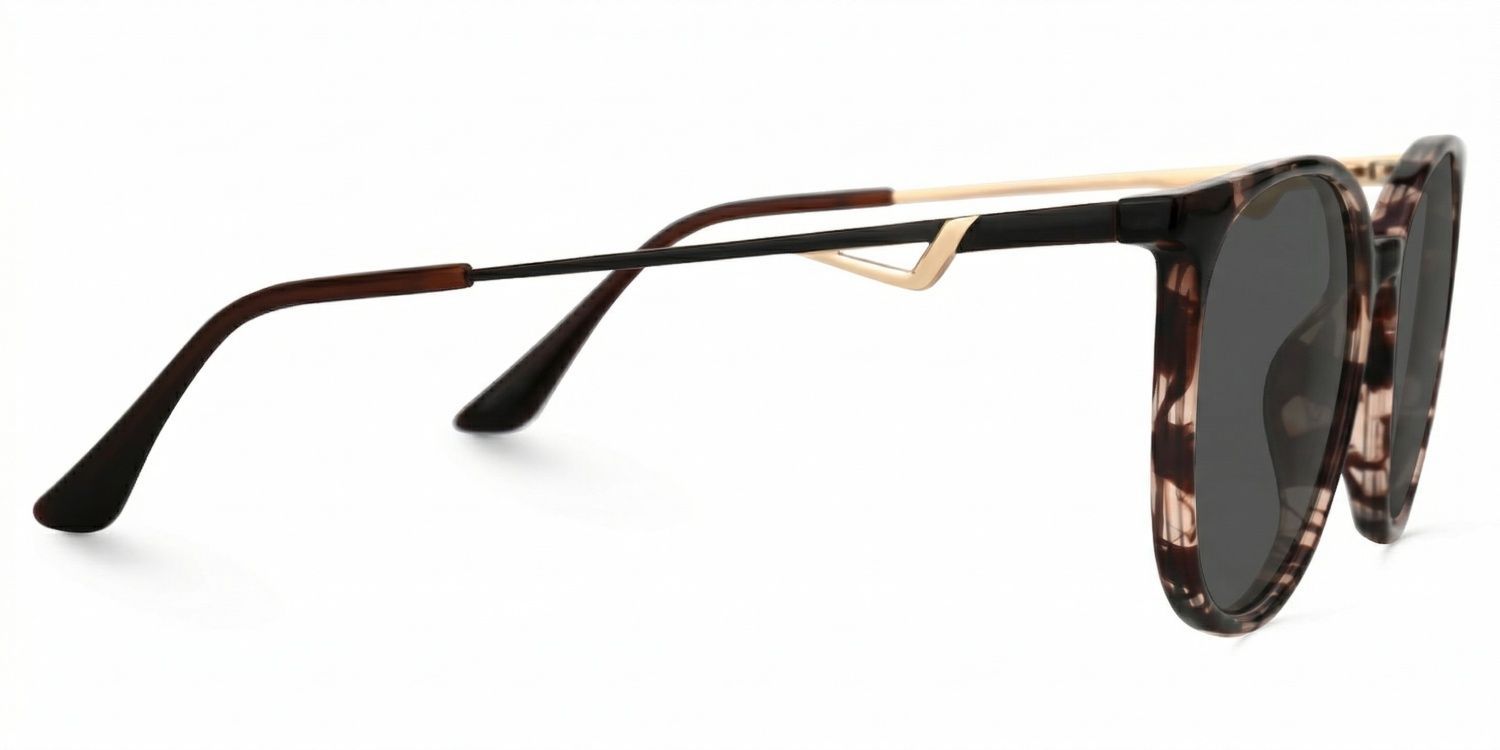 Chanty Tortoise Frame Sunglasses with Round Style | ZEELOOL UK2