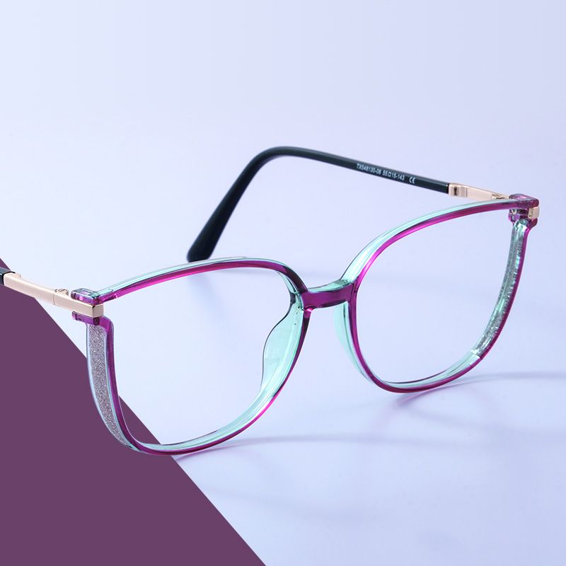 Rodz Purple Square Glasses