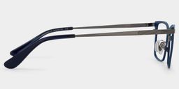 Alexander Blue Rectangle Glasses4