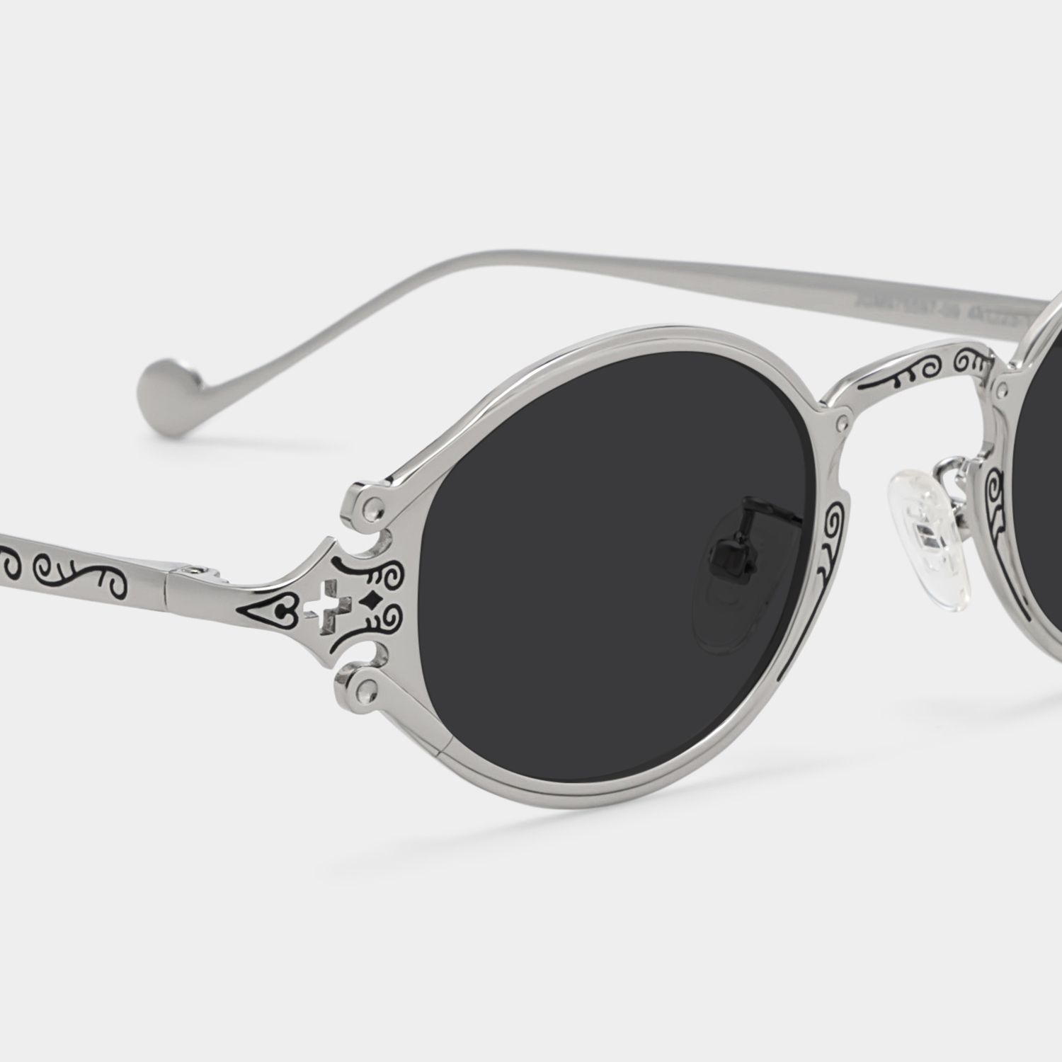 Serena Silver Oval Sunglasses to Frame Your Face | ZEELOOL UK4