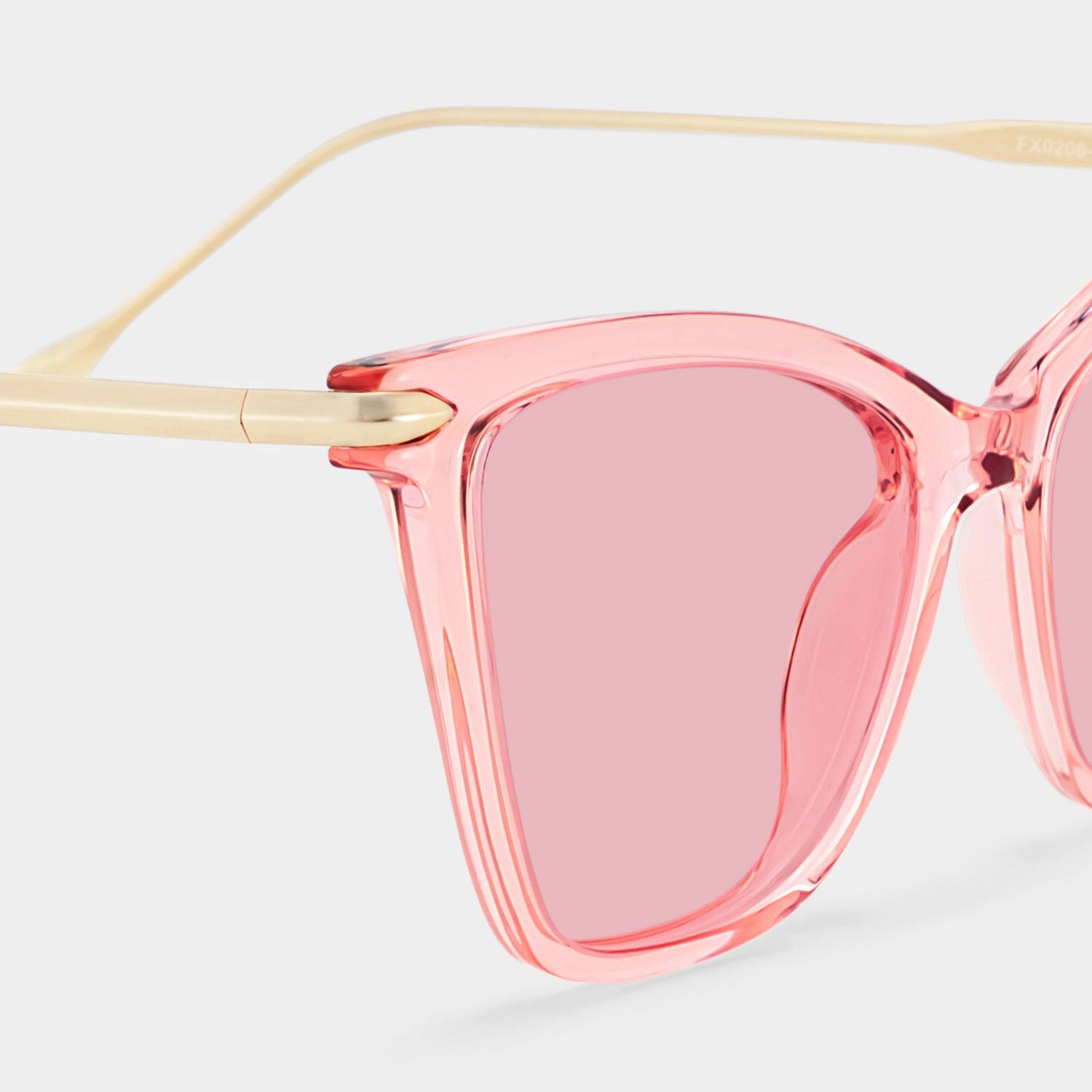 Hilary Tr90 Pink Butterfly Frame Sunglasses | ZEELOOL UK4