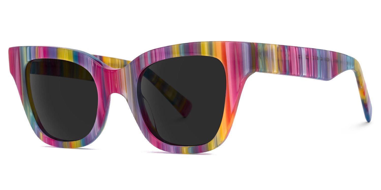 Nereyda Acetate Multicolor Frame Sunglasses | ZEELOOL UK1