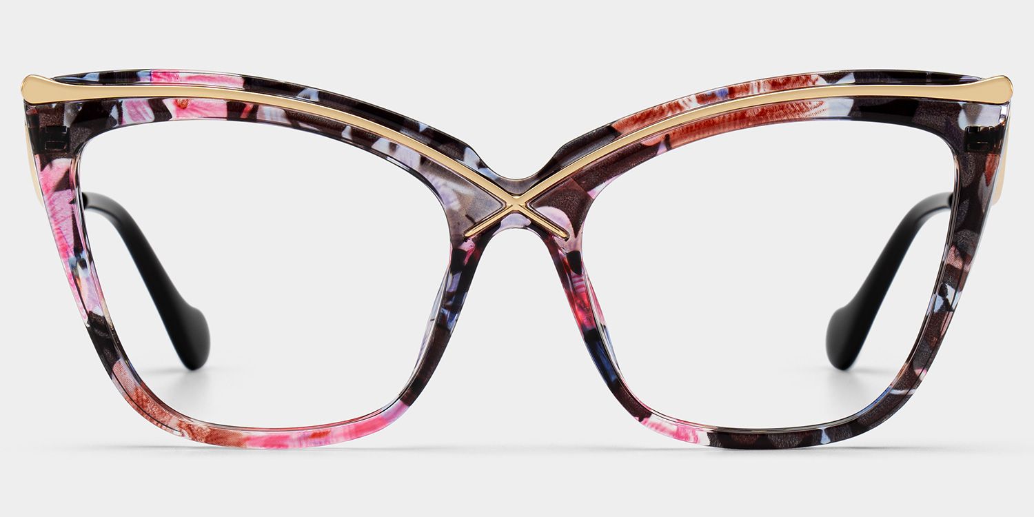 Winston Butterfly Floral Frame Eyeglasses | Zeelool0
