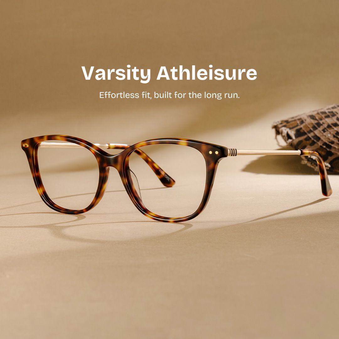 Finch Brown Rectangle Glasses | Timeless Athleisure Frame0