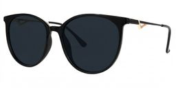 Chanty Black Round Sunglasses1