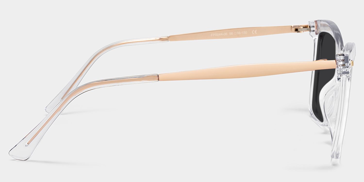 Isaebella Clear Butterfly Polarized Sunglasses for Driving | ZEELOOL UK3