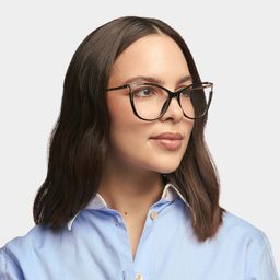 Yomary Black Cat eye Glasses1