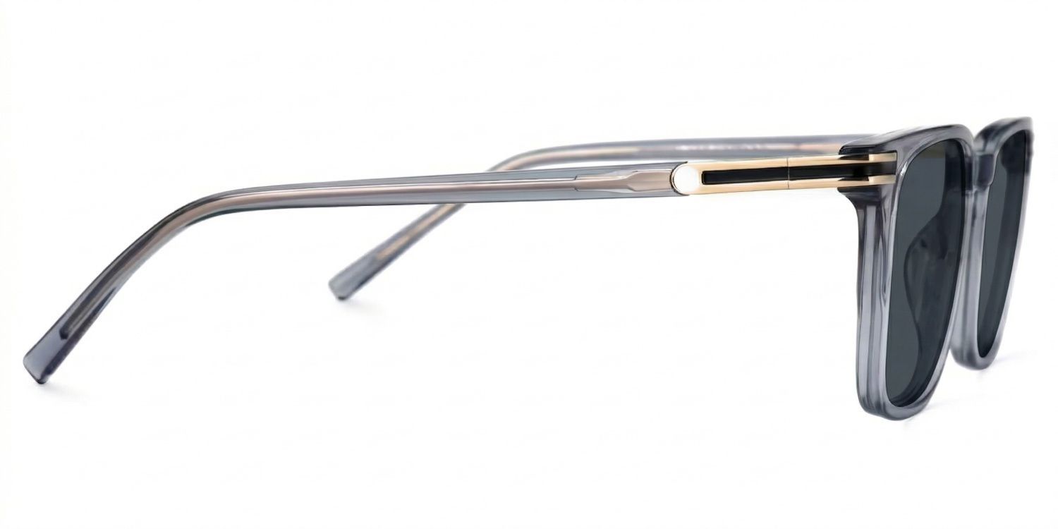 Kornelia Gray Frame Sunglasses with Square Style | ZEELOOL UK2