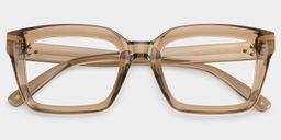 Grover Beige Rectangle Glasses3