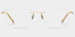 Ella Gold Cat eye Glasses4