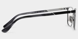 Aubrey Black Rectangle Glasses4