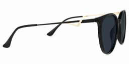 Chanty Black Round Sunglasses2