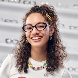 Blaire Black Oval Glasses10
