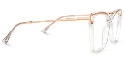 Krystle Clear Square Glasses5
