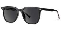 Eliza Black Square Sunglasses2