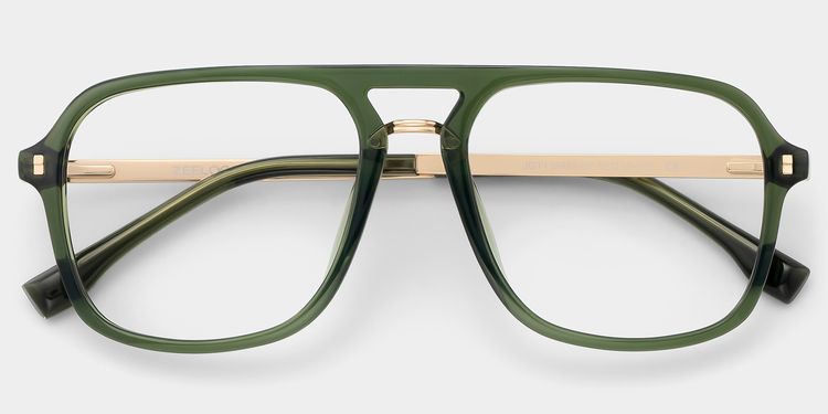 Kilworth Green Aviator Glasses