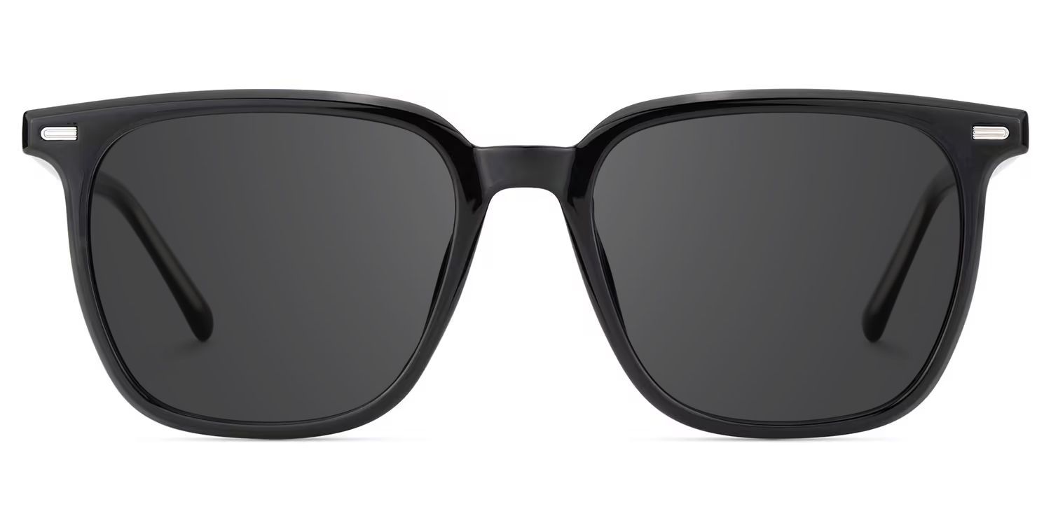 Eliza Black Frame Sunglasses with Square Style | ZEELOOL UK0