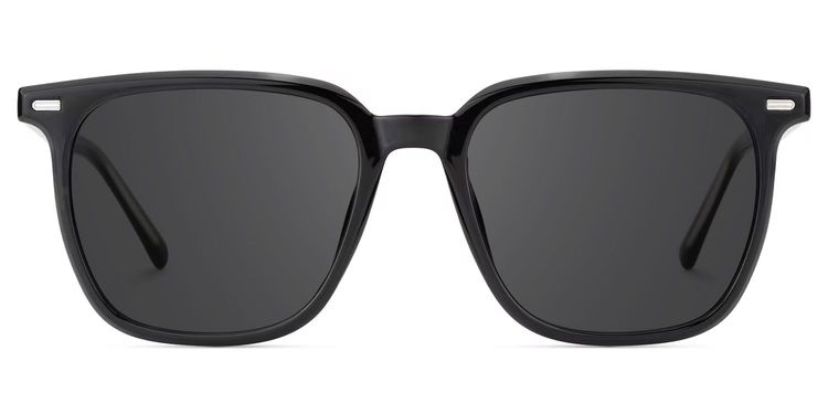 Eliza Black Square Sunglasses