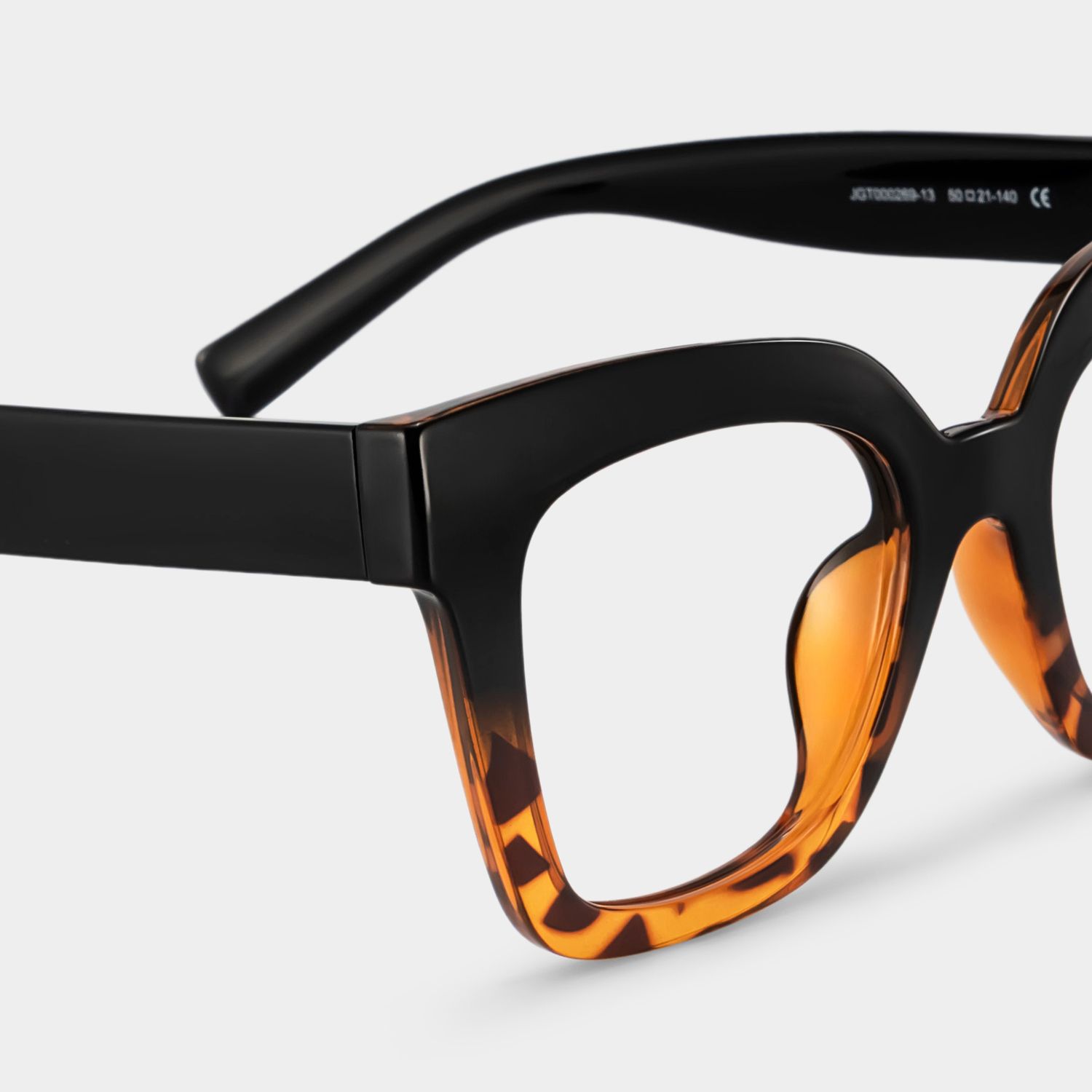 Malcolm Square Burnt Umber Glasses | ZEELOOL UK4