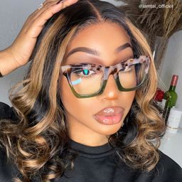 Benitez Two-Tone Square Glasses7