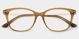 Finch Brown Rectangle Glasses2