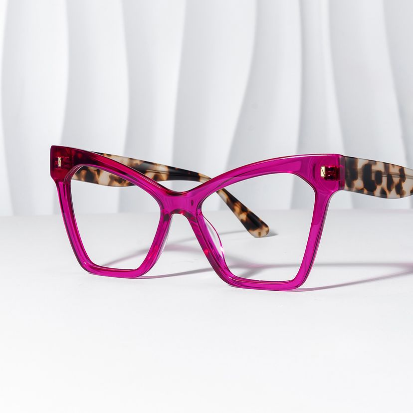 Senica Purple Cat eye Glasses