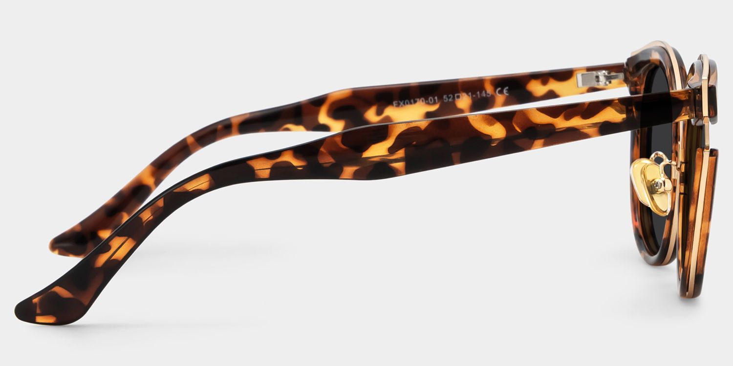 Laraine Cat Eye Tortoise Sunglasses for Women & Men | ZEELOOL UK3