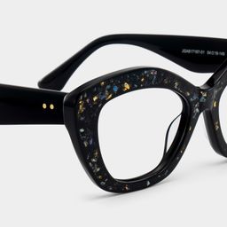 Giselle Black Cat eye Glasses5