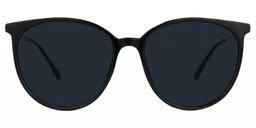 Chanty Black Round Sunglasses0