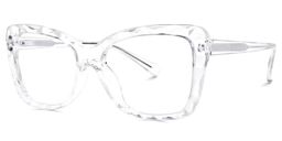 Edna Clear Rectangle Glasses1