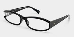 Willow Black Rectangle Glasses2